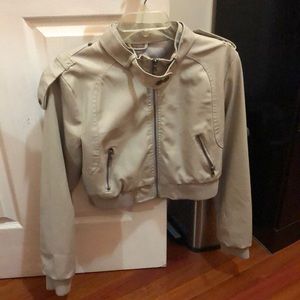 It’s a crop top jacket